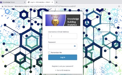 Knowledge Analytics project interface